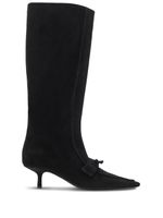 Burberry bottes Storm 50 mm en daim - Noir