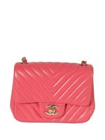 CHANEL Pre-Owned mini sac porté épaule Classic Flap - Rose