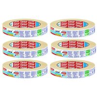 6x Schilderstape/maskeertape 19 mm x 50 m   -