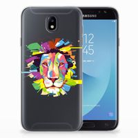 Samsung Galaxy J7 2017 | J7 Pro Telefoonhoesje met Naam Lion Color - thumbnail