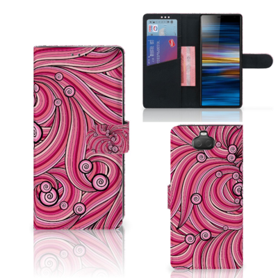 Sony Xperia 10 Plus Hoesje Swirl Pink Sony Xperia 10 Plus Hoesje Swirl Pink