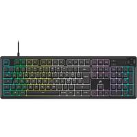 Corsair K55 Core RGB Gaming-toetsenbord met bedraad membraan, stille en responsieve schakelaar, spatweerstand, tien zones RGB, compatibel met iCUE, QWERTY IT, pc, Mac, zwart