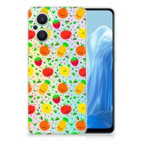 OPPO Reno8 Lite Siliconen Case Fruits