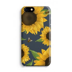 Sunflower and bees: iPhone 8 Volledig Geprint Hoesje