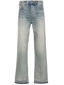 AMIRI Release Hem straight-leg jeans - Bleu