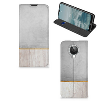 Nokia G10 | G20 Book Wallet Case Wood Concrete - thumbnail