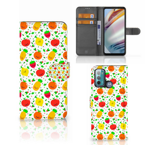 Motorola Moto G60 Book Cover Fruits