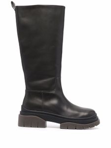 Ash bottes Supremium en cuir - Noir