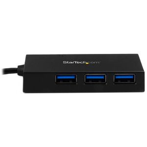 StarTech.com 4-poorts USB 3.0 Hub USB-C naar 4x USB-A met power adapter