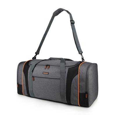 Flexplus weekendtas reistas 70 cm grijs / oranje