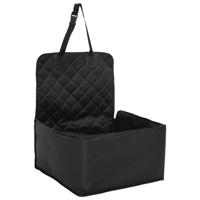 vidaXL Autostoelhoes voor honden zwart 45x45x25/55 cm, autozitje hond, auto zitje hond, beschermhoes auto hond, honden autozitje