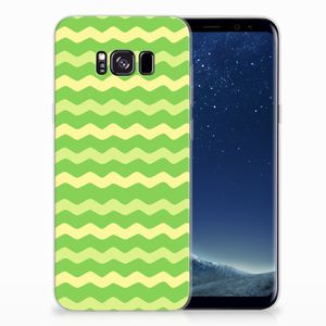 Samsung Galaxy S8 Plus TPU bumper Waves Green