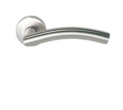 Deurkrukken Spanje op rozetten, rvs-mat Deurkrukken Spanje op rozetten, rvs-mat