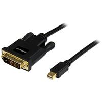 Startech.com 91 cm Mini DisplayPort-naar-DVI kabel - mini DisplayPort DVI kabel computermonitorkabel 1920 x 1200 - mDP-naar-DVI kabel - Mini DisplayPort-kabel - Zwart (MDP2DVIMM3B)
