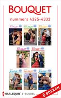 Bouquet e-bundel nummers 4325 - 4332 - Melanie Milburne, Cathy Williams, Heidi Rice, Lucy King, Maisey Yates, Michelle Smart, Kali Anthony, Jackie Ashenden - ebook - thumbnail