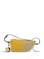 Burberry sac porté épaule Sling Shield à carreaux - Jaune