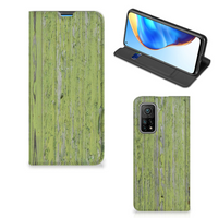 Xiaomi Mi 10T | 10T Pro Book Wallet Case Green Wood - thumbnail