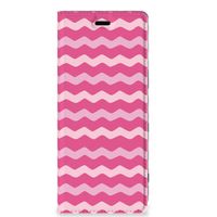 Sony Xperia 5 Hoesje met Magneet Waves Pink