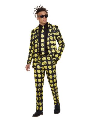 Smiley Stand Out Suit Yellow Black