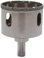 Boor sets 1pc woondecoratie DIY Grade 48-75mm diameter diamant glazen boor voor boren glazen-70mm_round_50mm_silver (Color : 70mm)