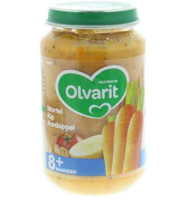 Olvarit Olvarit Wortel Kip Aardappel 8m01 (200g) Olvarit Olvarit Wortel Kip Aardappel 8m01 (200g)