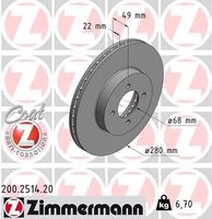 Remschijf Coat Z 200251420