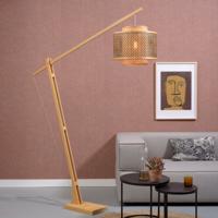 GOOD&MOJO Vloerlamp Bhutan Bamboe, 207cm - Naturel