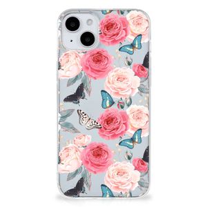 iPhone 15 TPU Case Butterfly Roses