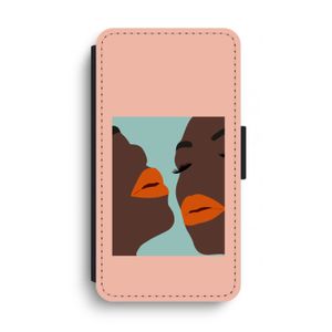 Orange lips: iPhone XS Max Flip Hoesje