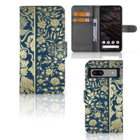 Google Pixel 7A Hoesje Beige Flowers - thumbnail