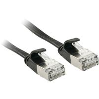 LINDY 47482 RJ45 Netwerkkabel, patchkabel CAT 6A U/FTP 2.00 m Zwart Snagless 1 stuk(s) - thumbnail