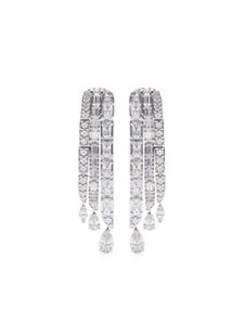 Swarovski Hyperbola drop earrings - Argent