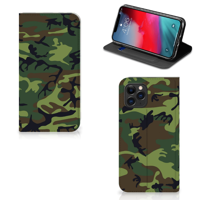 Apple iPhone 11 Pro Hoesje met Magneet Army Dark