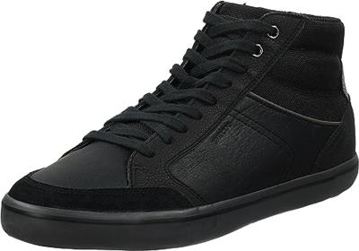 Geox U Elver A Sneakers voor heren, zwart, 44 EU