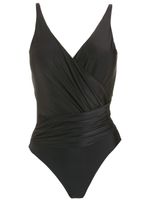 Lygia & Nanny maillot de bain drapé à dos ouvert - Noir