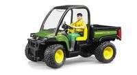 bruder 02490 - John Deere Gator XUV 855D met bestuurder, voertuigen, landbouw, bosbouw, arbeider, bworld figuur