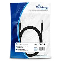 MediaRange MRCS103 Edv-accessoires printerkabel A/B 3 m zwart