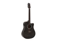 DIMAVERY STW-90 Western Guitar, vintage black