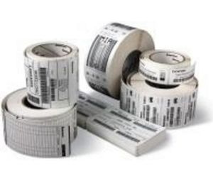 Zebra Rol met etiketten 102 x 102 mm Thermisch papier Wit 8400 stuk(s) Permanent hechtend 800264-405 Universele etiketten