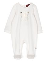 Aigner Kids robe en coton à papillons imprimés - Blanc - thumbnail