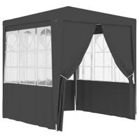 Partytent met wanden professioneel 90 g/m 2,5x2,5 m antraciet - thumbnail