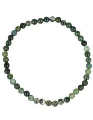Edelsteen Armband Mos Agaat (4 mm) Edelsteen Armband Mos Agaat (4 mm)