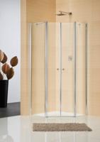 Sealskin Multi-S 4000 Douchecabine Vijfhoekig Gesatineerd Glas 90x195 cm Wit