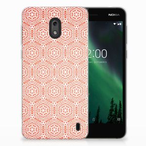 Nokia 2 TPU bumper Pattern Orange