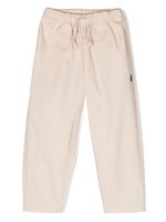 MSGM Kids pantalon en coton à coupe ample - Tons neutres