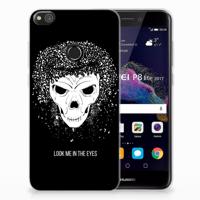 Silicone Back Case Huawei P8 Lite 2017 Skull Hair