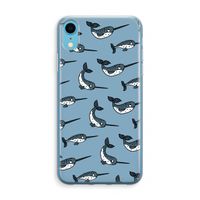 Narwhal: iPhone XR Transparant Hoesje