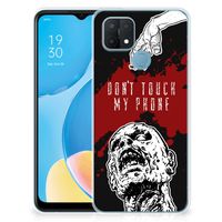 OPPO A15 Silicone-hoesje Zombie Blood