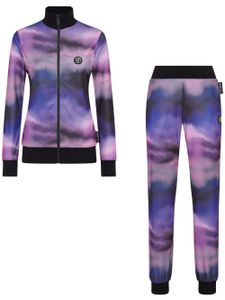 Plein Sport survêtement à motif tie dye - Noir