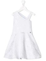 Lanvin Enfant robe évasée à fleurs en brocart - Blanc